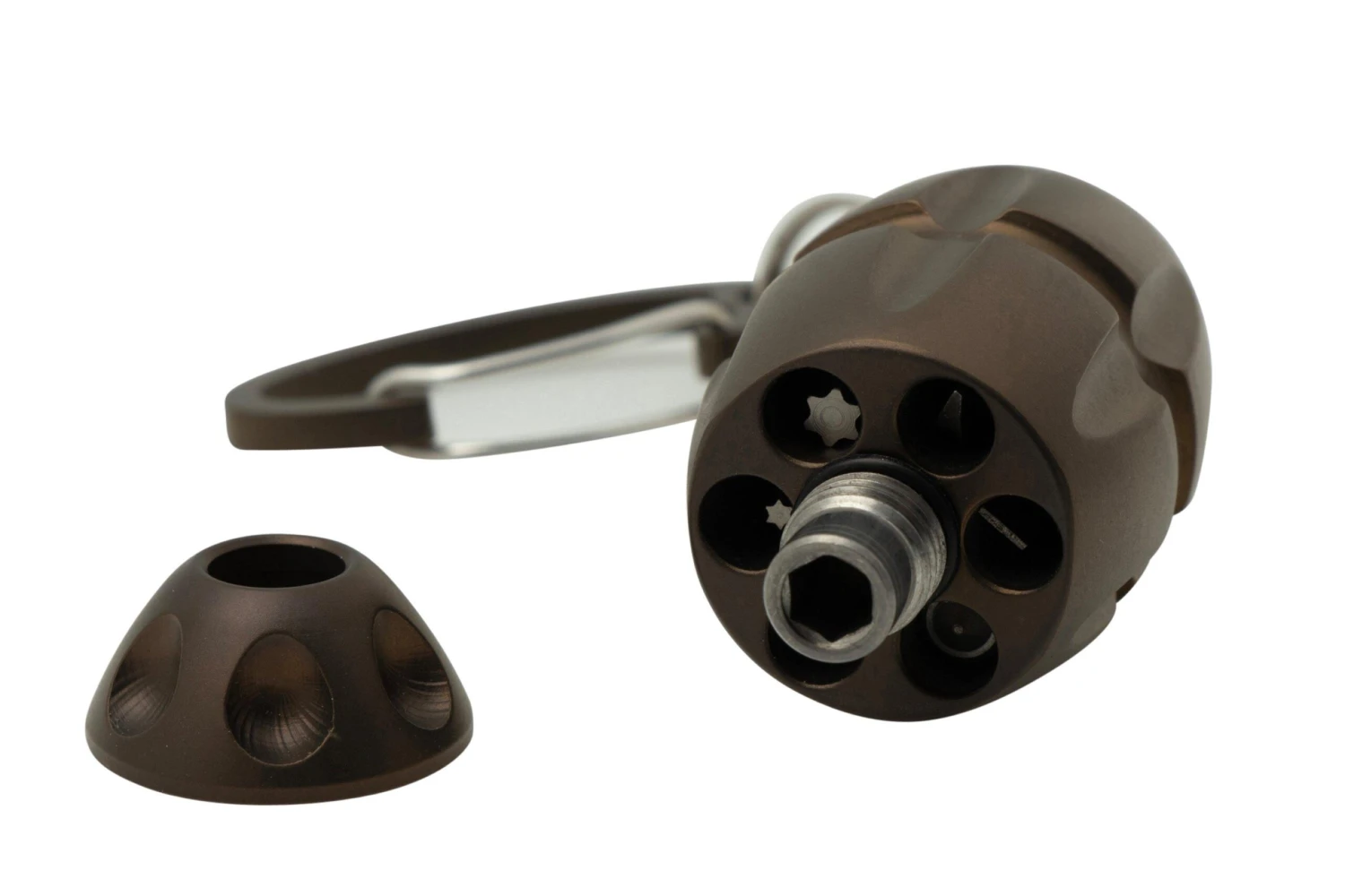 LionSteel Eggie Bronze Titanium EG-BR Llavero Con Juego De Tornillos Y Multiherramienta 2 LionSteel Eggie Bronze Titanium EG-BR Llavero Con Juego De Tornillos Y Multiherramienta - Imagen 2