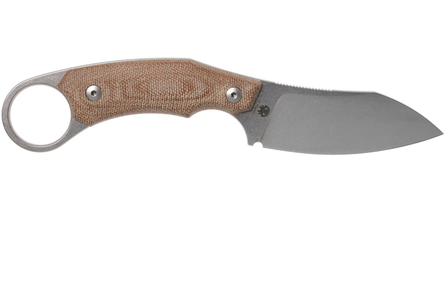 LionSteel H1 Skinner CVN Natural Canvas Micarta Cuchillo Fijo, Tommaso Rumici Design 2 LionSteel H1 Skinner CVN Natural Canvas Micarta Cuchillo Fijo, Tommaso Rumici Design - Imagen 2