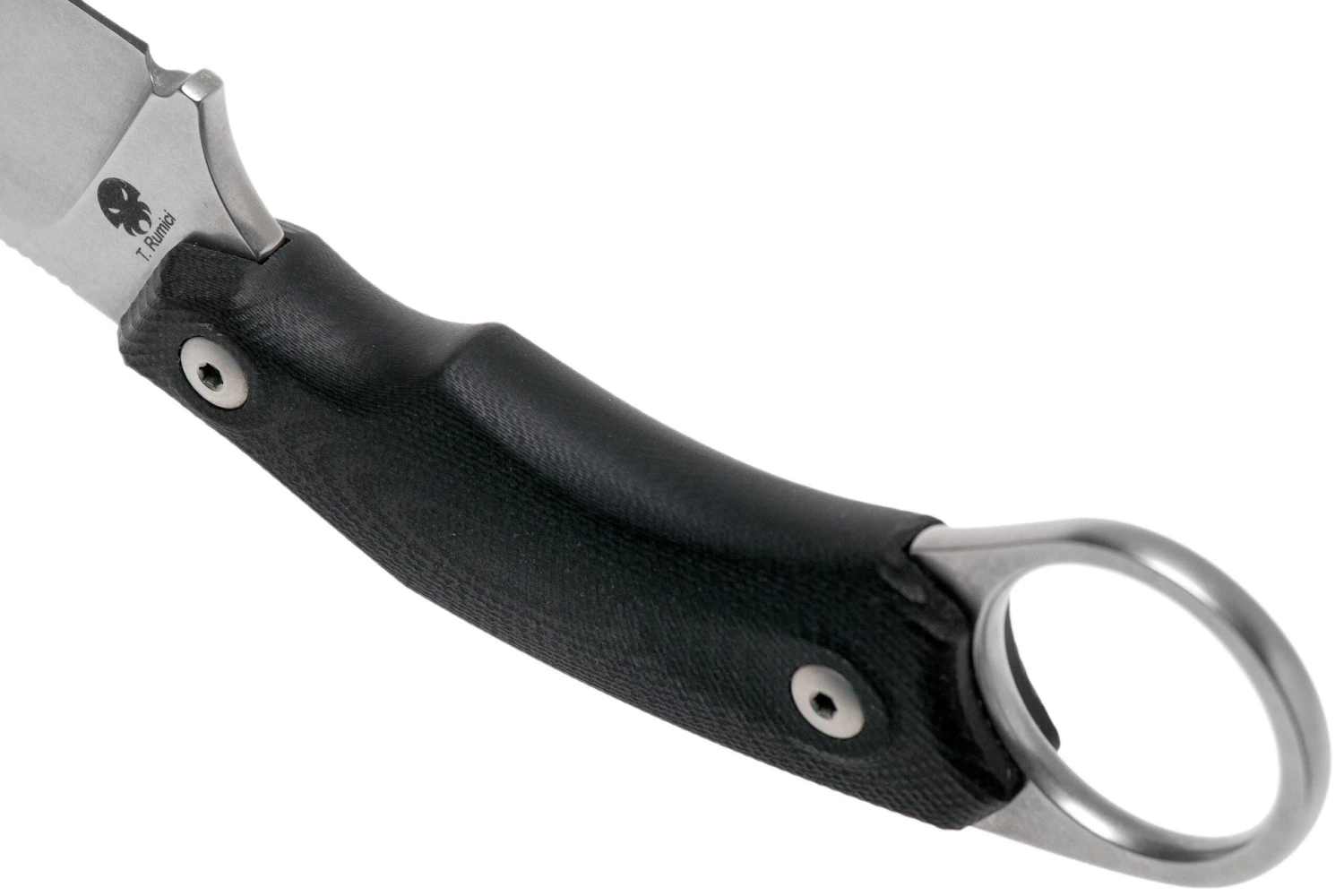 LionSteel H1 Skinner GBK Black G10 Cuchillo Fijo, Tommaso Rumici Design 4 LionSteel H1 Skinner GBK Black G10 Cuchillo Fijo, Tommaso Rumici Design - Imagen 4