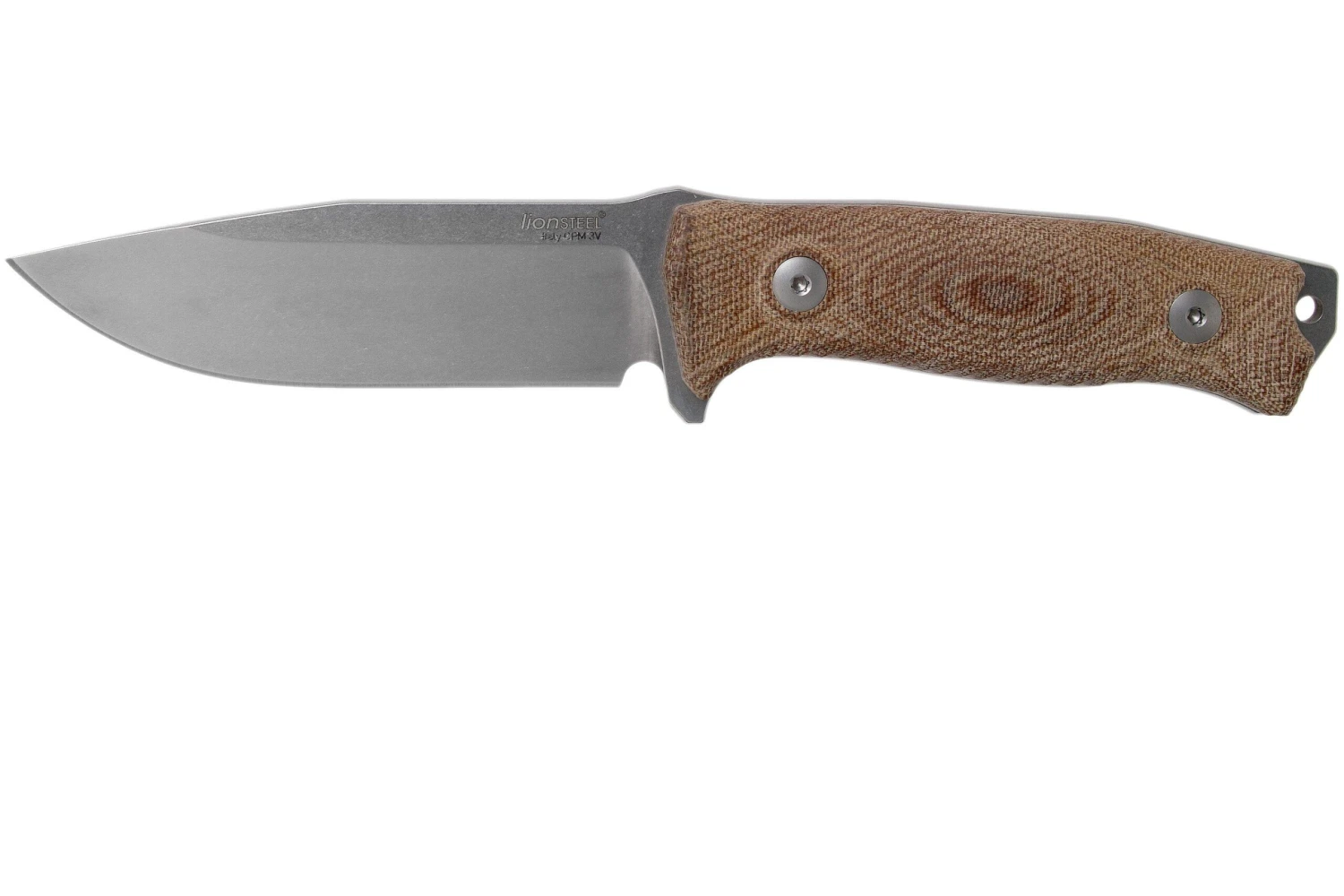 LionSteel M5 CPM 3V, Natural Canvas Micarta, Knivesandtools Exclusive Cuchillo De Supervivencia 1 LionSteel M5 CPM 3V, Natural Canvas Micarta, Knivesandtools Exclusive Cuchillo De Supervivencia
