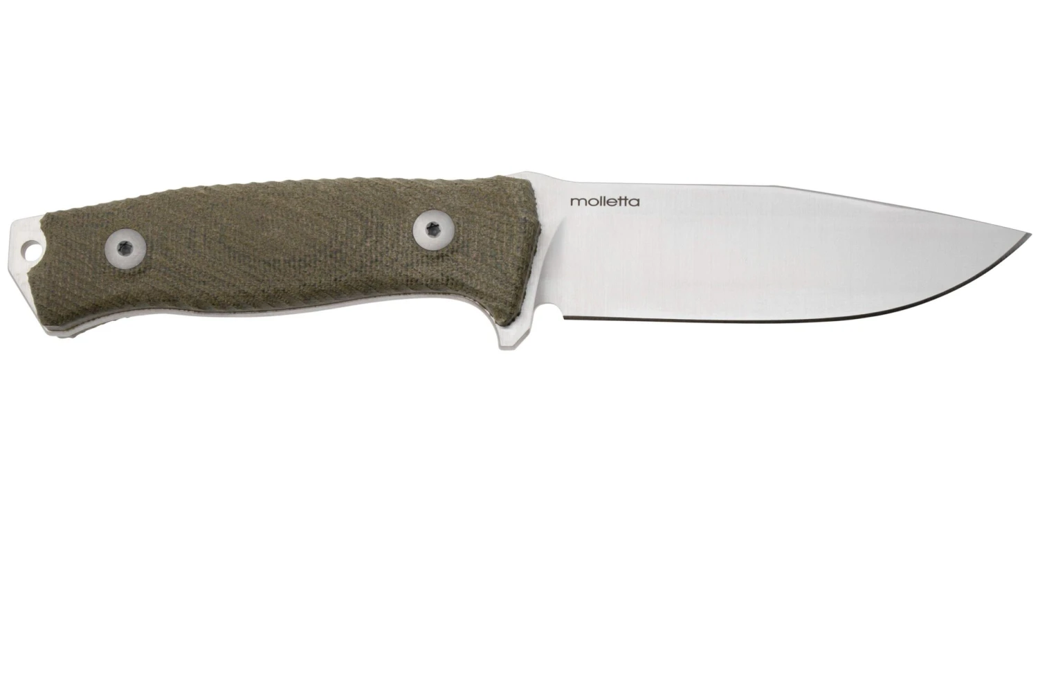 LionSteel M5 Sleipner, Green Canvas Micarta Cuchillo De Supervivencia 2 LionSteel M5 Sleipner, Green Canvas Micarta Cuchillo De Supervivencia - Imagen 2