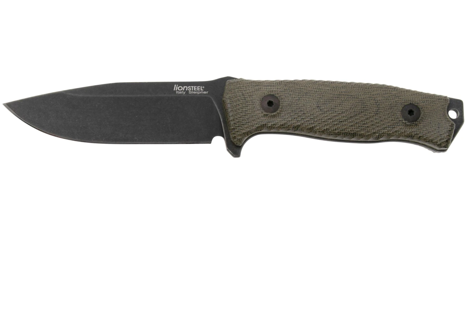 LionSteel M5B Sleipner Black, Green Canvas Micarta Cuchillo De Supervivencia 1 LionSteel M5B Sleipner Black, Green Canvas Micarta Cuchillo De Supervivencia