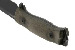 LionSteel M5B Sleipner Black, Green Canvas Micarta Cuchillo De Supervivencia 10 LionSteel M5B Sleipner Black, Green Canvas Micarta Cuchillo De Supervivencia -Tienda De Cuchillos LI M5B CVG 04 lionsteel