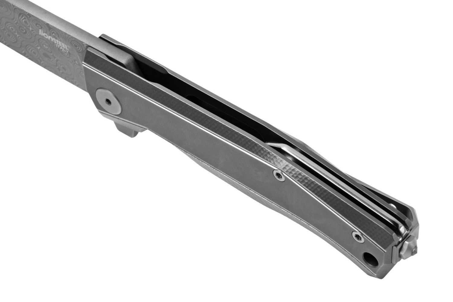 LionSteel Myto Damascus, Grey Titanium MT01D-GY Navaja, Diseño Molletta 7 LionSteel Myto Damascus, Grey Titanium MT01D-GY Navaja, Diseño Molletta - Imagen 7
