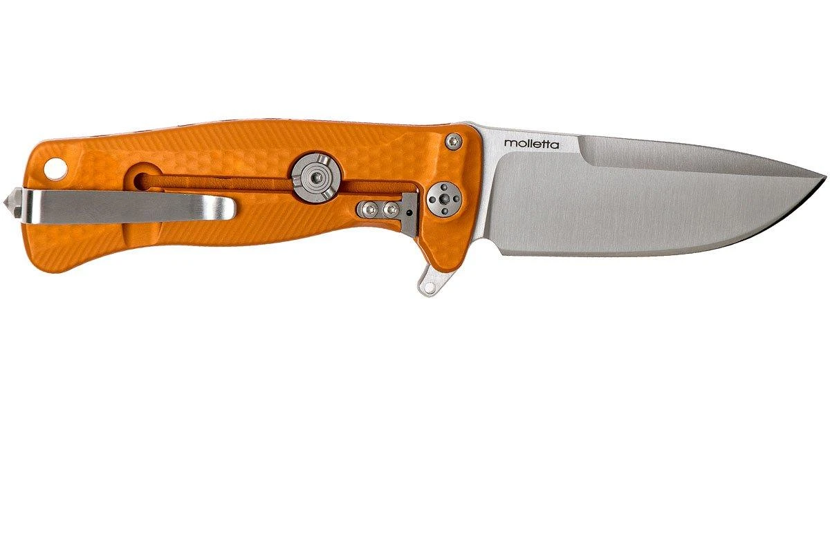 LionSteel SR22A-OS Orange Aluminio, Satin Blade 2 LionSteel SR22A-OS Orange Aluminio, Satin Blade - Imagen 2