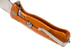 LionSteel SR22A-OS Orange Aluminio, Satin Blade 12 LionSteel SR22A-OS Orange Aluminio, Satin Blade -Tienda De Cuchillos LI SR22A OS 05 lionsteel li sr22a os 05