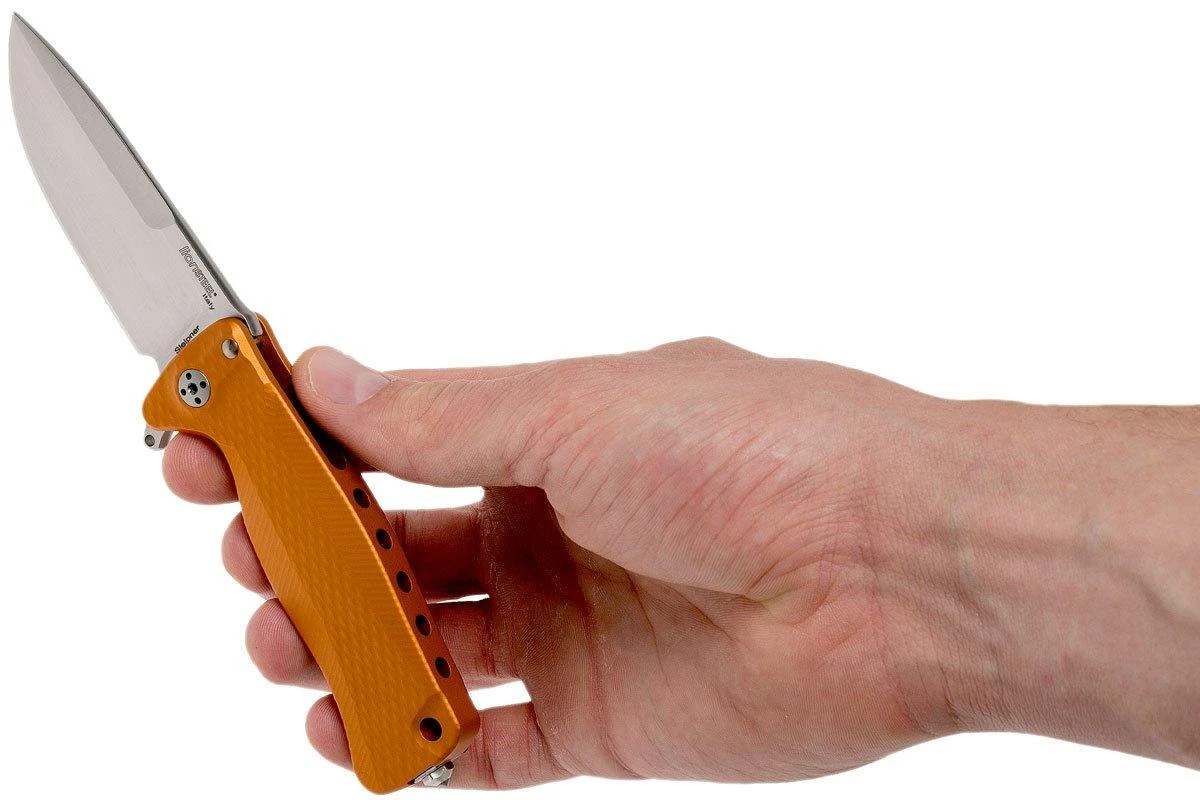 LionSteel SR22A-OS Orange Aluminio, Satin Blade 8 LionSteel SR22A-OS Orange Aluminio, Satin Blade - Imagen 8