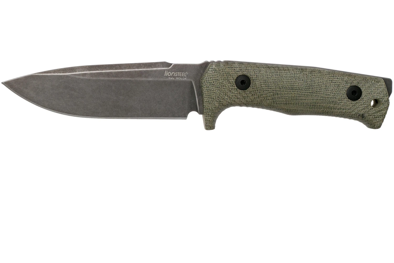 LionSteel T5B-CVG Green Canvas Micarta Black Cuchillo Fijo 1 LionSteel T5B-CVG Green Canvas Micarta Black Cuchillo Fijo