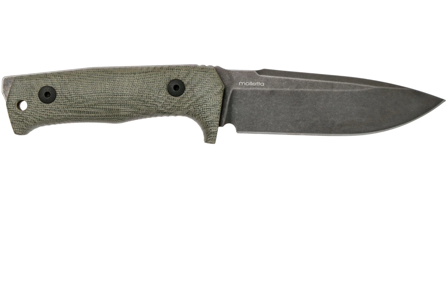 LionSteel T5B-CVG Green Canvas Micarta Black Cuchillo Fijo 2 LionSteel T5B-CVG Green Canvas Micarta Black Cuchillo Fijo - Imagen 2