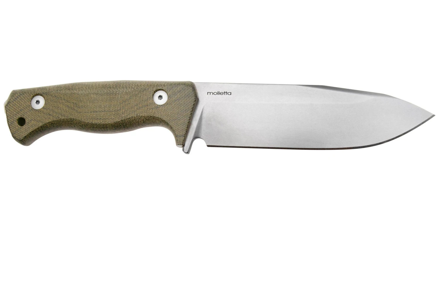 Lionsteel T6 Satin, Green Canvas Micarta T6-CVG Cuchillo Fijo 2 Lionsteel T6 Satin, Green Canvas Micarta T6-CVG Cuchillo Fijo - Imagen 2