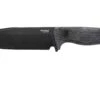 Lionsteel T6 Old Black, Black Canvas Micarta T6B-CVB Cuchillo Fijo
