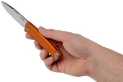 LionSteel Thrill Orange Aluminum Integral Navaja Slipjoint 17 LionSteel Thrill Orange Aluminum Integral Navaja Slipjoint -Tienda De Cuchillos LI TL A OS 09 lionsteel