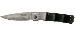 Mcusta MC-146G Shinra Mixture Bamboo, Black Pakkawood, Cuchillo De Caballero