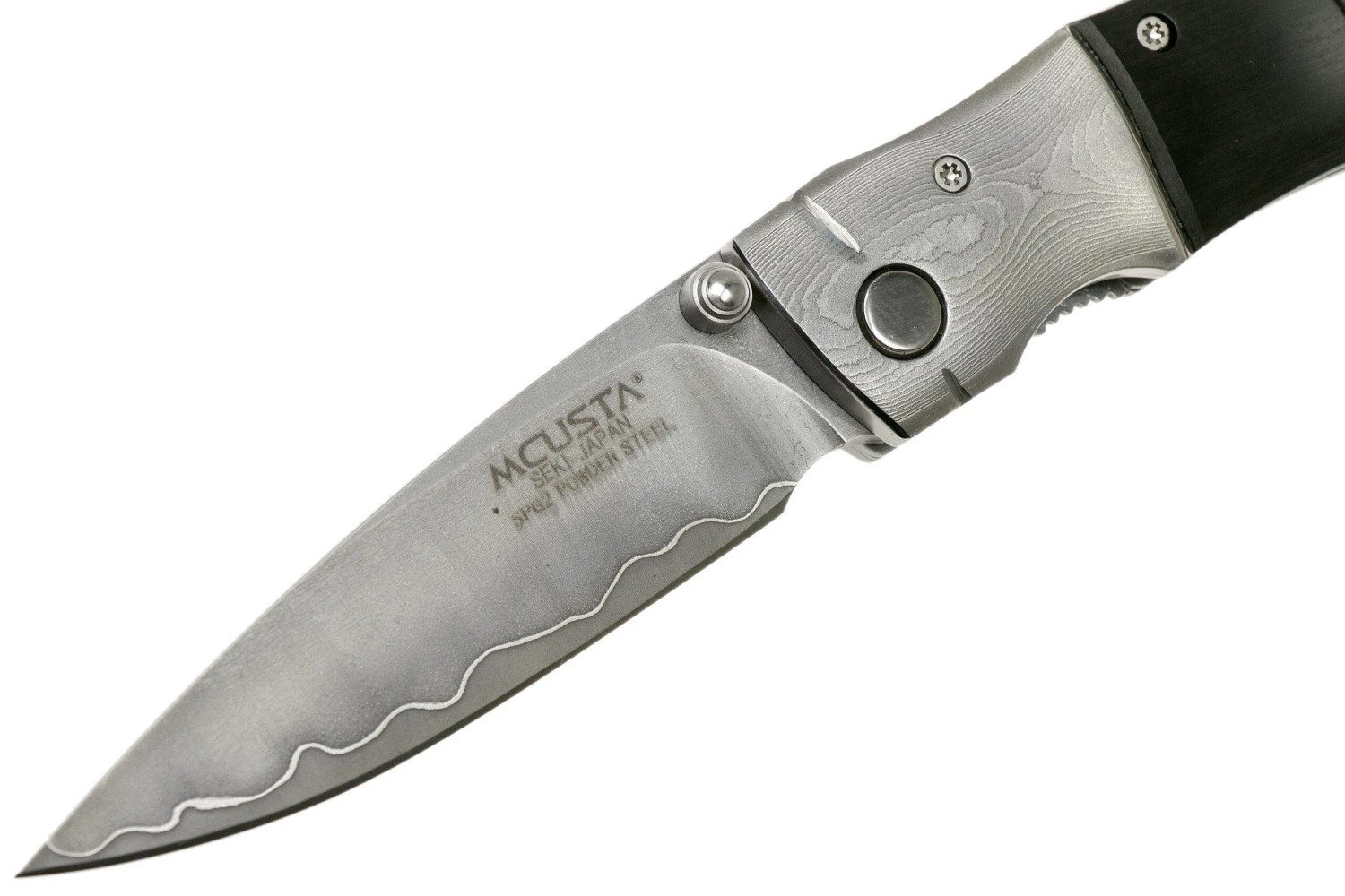 Mcusta MC-146G Shinra Mixture Bamboo, Black Pakkawood, Cuchillo De Caballero 3 Mcusta MC-146G Shinra Mixture Bamboo, Black Pakkawood, Cuchillo De Caballero - Imagen 3