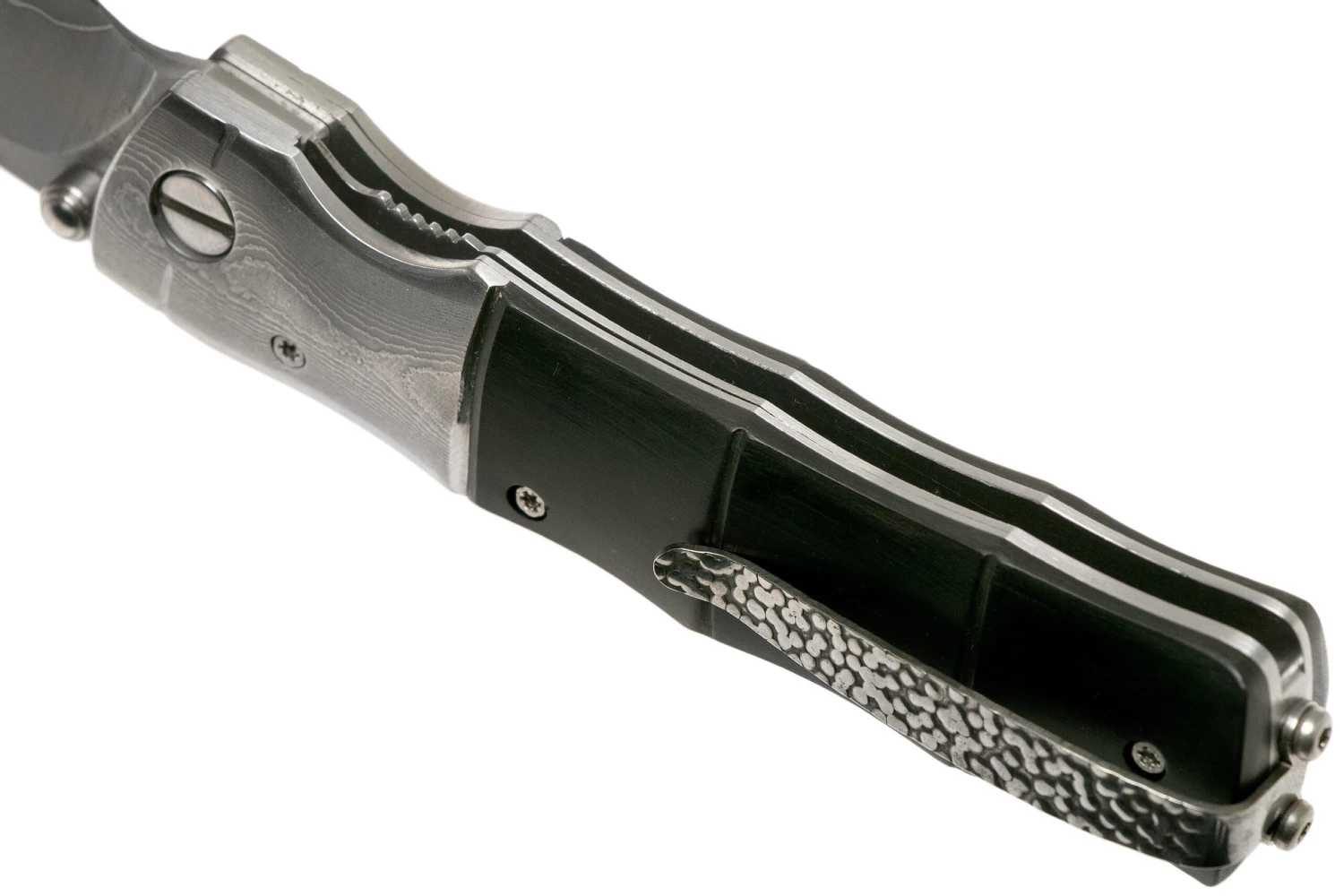 Mcusta MC-146G Shinra Mixture Bamboo, Black Pakkawood, Cuchillo De Caballero 5 Mcusta MC-146G Shinra Mixture Bamboo, Black Pakkawood, Cuchillo De Caballero - Imagen 5