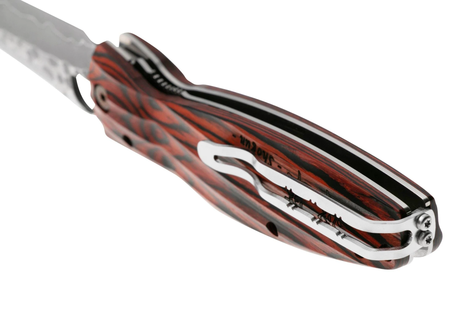 Mcusta MC-0183G Sengoku Tokugawa Leyasu SPG2, Red Pakkawood, Cuchillo De Caballero 4 Mcusta MC-0183G Sengoku Tokugawa Leyasu SPG2, Red Pakkawood, Cuchillo De Caballero - Imagen 4