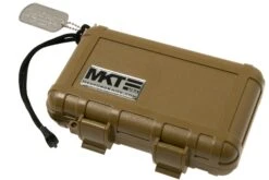 Medford Nosferatu Flipper S45VN Tumbled, Blue, Faced Bronze Flats Handles, Navaja -Tienda De Cuchillos MF 22 NO 02 09 medford