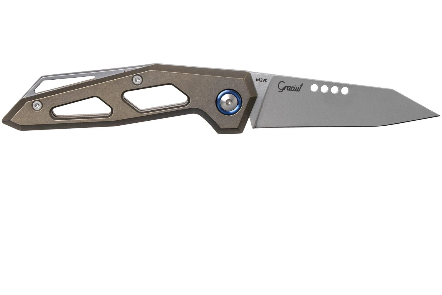 MKM Edge EG-TBR Bronze Stonewashed Titanium Navaja, Graciut Design 2 MKM Edge EG-TBR Bronze Stonewashed Titanium Navaja, Graciut Design - Imagen 2