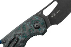 MKM Isonzo FX03-2CAD Cleaver Dark Stonewashed, Arctic Storm Carbon Fibre Navaja, Diseño De Jesper Voxnaes -Tienda De Cuchillos MMK FX03 2CAD 05 mkm