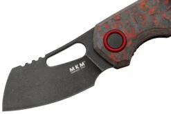 MKM Isonzo FX03-2CLD Cleaver Dark Stonewashed, Lava Flow Carbon Fibre Navaja, Diseño De Jesper Voxnaes -Tienda De Cuchillos MMK FX03 2CLD 03 mkm