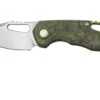 MKM Isonzo FX03-3CJ Clip Point Stonewashed, Jungle Wear Carbon Fibre Navaja, Diseño De Jesper Voxnaes
