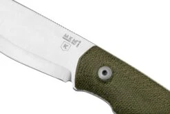 MKM Normar CPM 3V Green Micarta, Knivesandtools Exclusive, Cuchillo De Bushcraft -Tienda De Cuchillos MMK KT01 GC 06 mkm