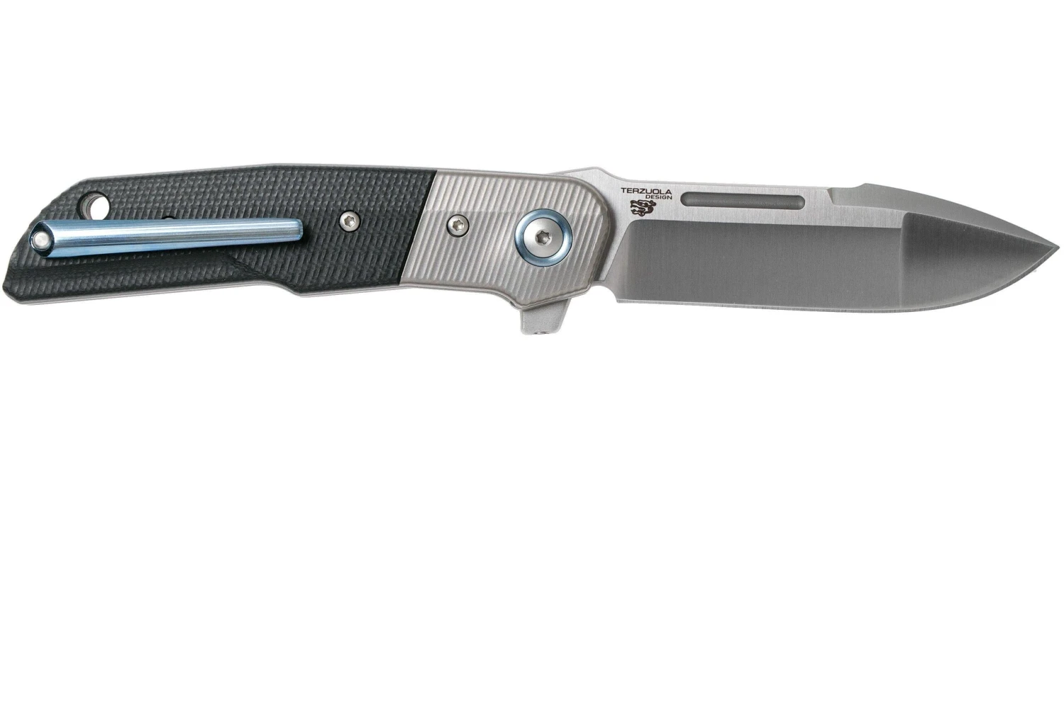 MKM Clap LS01-GT BK Titanium, Black G10 Navaja, Bob Terzuola Design 2 MKM Clap LS01-GT BK Titanium, Black G10 Navaja, Bob Terzuola Design - Imagen 2