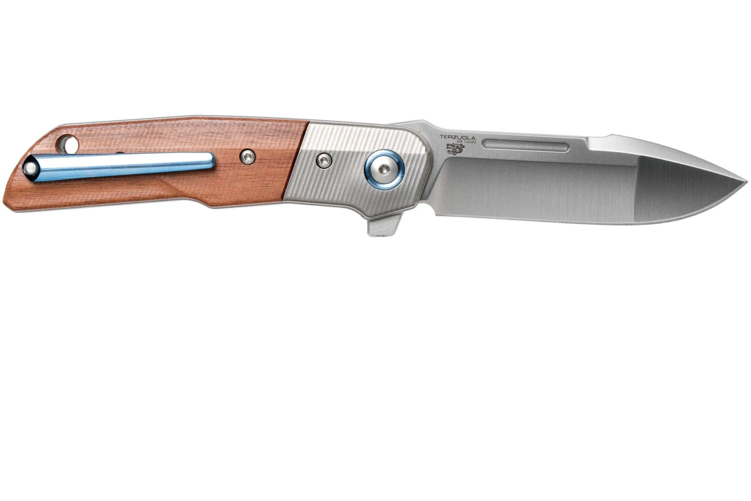 MKM Clap LS01-ST Titanium, Santos Navaja, Bob Terzuola Design 2 MKM Clap LS01-ST Titanium, Santos Navaja, Bob Terzuola Design - Imagen 2