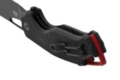 MKM Vincent VCN-GBB Black PVD N690CO, Black G10, Red Aluminum Navaja, Diseño De Jesper Voxnaes -Tienda De Cuchillos MMK VCV GBB 04 mkm