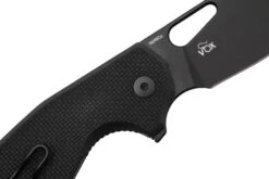 MKM Vincent VCN-GBB Black PVD N690CO, Black G10, Red Aluminum Navaja, Diseño De Jesper Voxnaes -Tienda De Cuchillos MMK VCV GBB 05 mkm