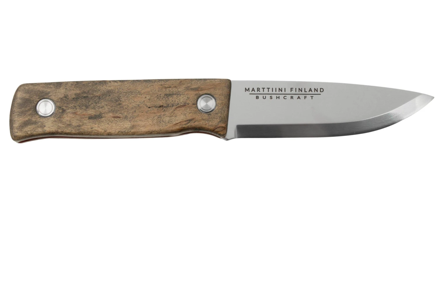 Marttiini Tundra 352015 GR Dark Curly Birch, Cuchillo De Exterior 2 Marttiini Tundra 352015 GR Dark Curly Birch, Cuchillo De Exterior - Imagen 2