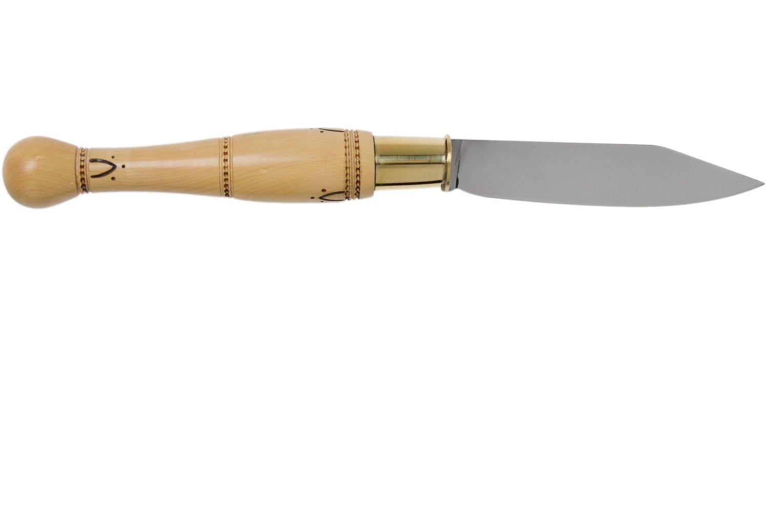 Nontron No. 30 Turning Ferrule, Boxwood, Forma De Bola NN30BO Navaja 2 Nontron No. 30 Turning Ferrule, Boxwood, Forma De Bola NN30BO Navaja - Imagen 2