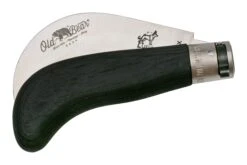 Old Bear Pruning Black Laminated L, 9747-21-MNK Cuchillo De Jardinero -Tienda De Cuchillos OB9747 21 MNK 04 oldbear