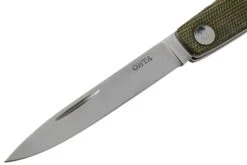 Ohta OLF SS FK Ohta Light Folder Navaja, Verde Canvas Micarta -Tienda De Cuchillos OHTA OLF SS FK M G 03 ohta knives