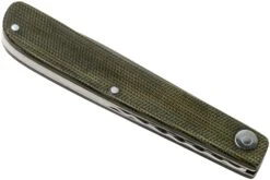 Ohta OLF SS FK Ohta Light Folder Navaja, Verde Canvas Micarta -Tienda De Cuchillos OHTA OLF SS FK M G 04 ohta knives