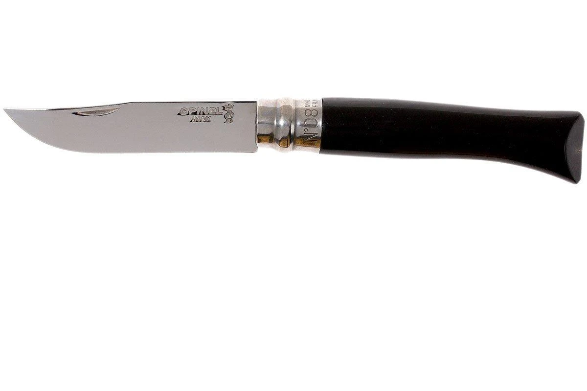 Opinel Navaja No. 8 Luxury Range, Acero Inoxidable, Cuerno De Búfalo 1 Opinel Navaja No. 8 Luxury Range, Acero Inoxidable, Cuerno De Búfalo