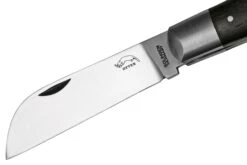 Otter Anchor Knife 172 LB Large Carbon, Smoked Oak, Stainless Anchor, Leather Strap, Navaja -Tienda De Cuchillos OR172LB 03 otter