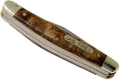 Old Timer Junior 108OTW Desert Ironwood Navaja Slipjoint -Tienda De Cuchillos OT108OTW 04 schrade old timer
