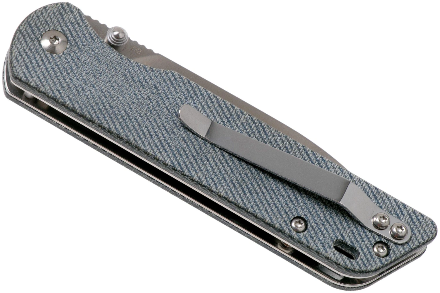 QSP Knife Parrot QS102-F Denim Micarta, Navaja 4 QSP Knife Parrot QS102-F Denim Micarta, Navaja - Imagen 4