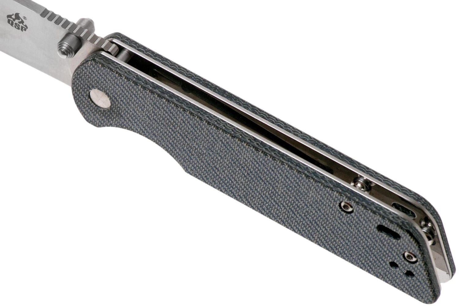 QSP Knife Parrot QS102-F Denim Micarta, Navaja 7 QSP Knife Parrot QS102-F Denim Micarta, Navaja - Imagen 7