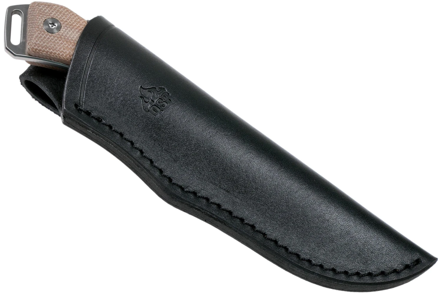 QSP Knife Workaholic QS124-A SK03 Brown Micarta Cuchillo Fijo 6 QSP Knife Workaholic QS124-A SK03 Brown Micarta Cuchillo Fijo - Imagen 6