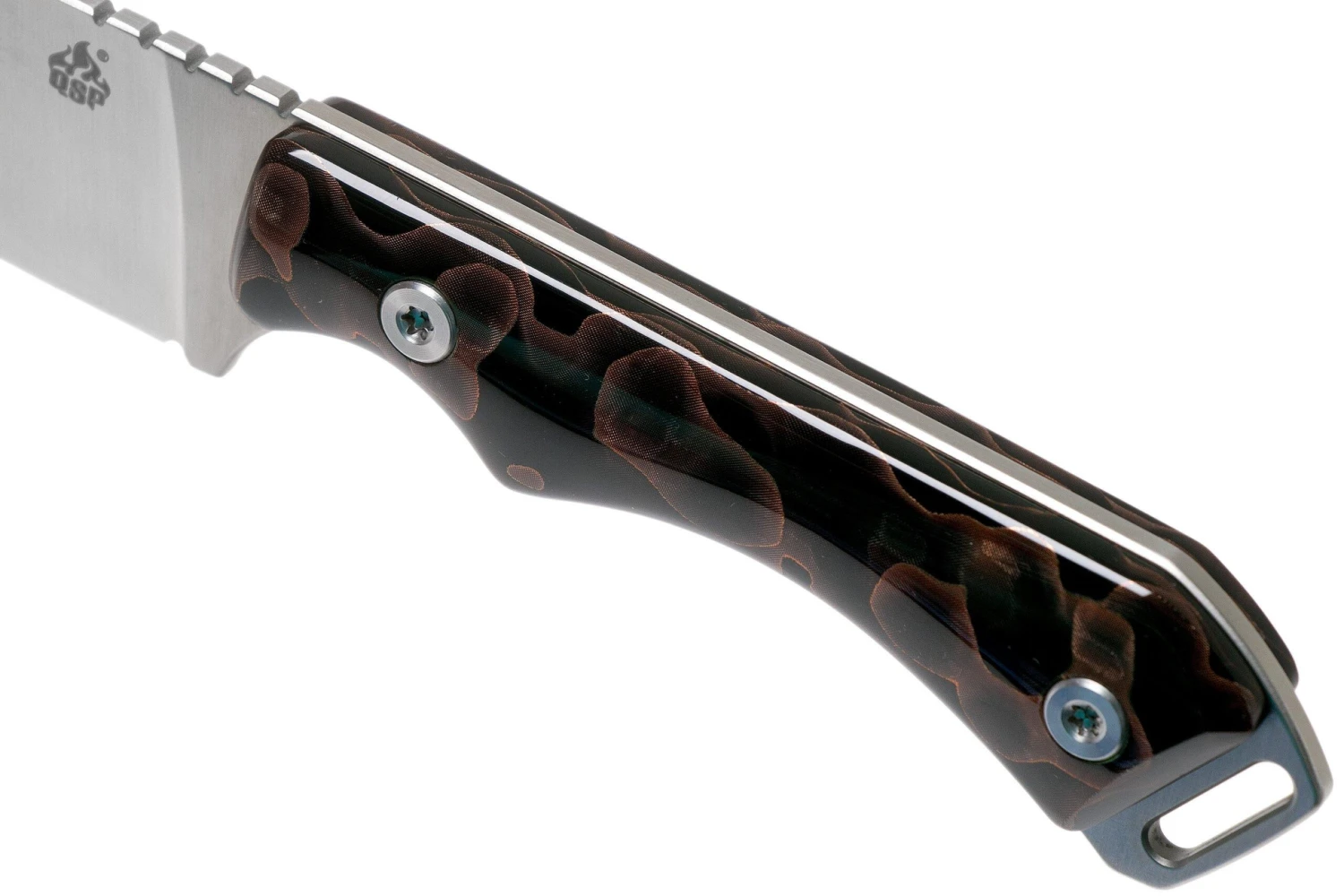 QSP Knife Workaholic QS124-C SK03 Raffir Noble Bronze Moon Cuchillo Fijo 5 QSP Knife Workaholic QS124-C SK03 Raffir Noble Bronze Moon Cuchillo Fijo - Imagen 5