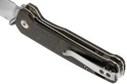 QSP Knife Penguin QS130-TBL Blue Shredded Carbon Fibre G10, Satin, Navaja 11 QSP Knife Penguin QS130-TBL Blue Shredded Carbon Fibre G10, Satin, Navaja -Tienda De Cuchillos QS130 TBL 05 qsp knife