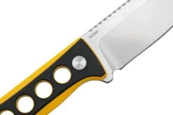 QSP Knife Canary QS141-A1 Stonewashed, Black Yellow G10, Cuchillo De Cuello -Tienda De Cuchillos QS141 A1 05 qsp