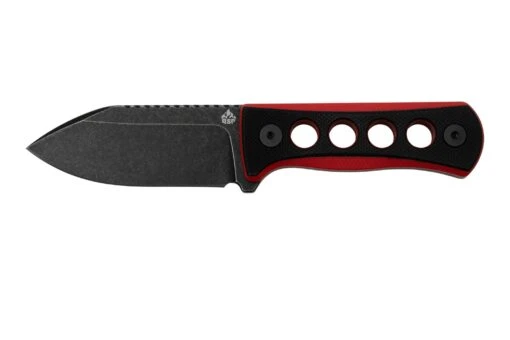 QSP Knife Canary QS141-B2 Blackwashed, Black Red G10, Cuchillo De Cuello 6 QSP Knife Canary QS141-B2 Blackwashed, Black Red G10, Cuchillo De Cuello -Tienda De Cuchillos QS141 B2 01 qsp