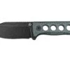 QSP Knife Canary QS141-D2 Blackwashed, Denim Micarta, Cuchillo De Cuello