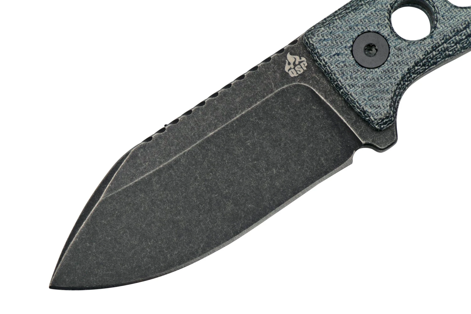 QSP Knife Canary QS141-D2 Blackwashed, Denim Micarta, Cuchillo De Cuello 3 QSP Knife Canary QS141-D2 Blackwashed, Denim Micarta, Cuchillo De Cuello - Imagen 3