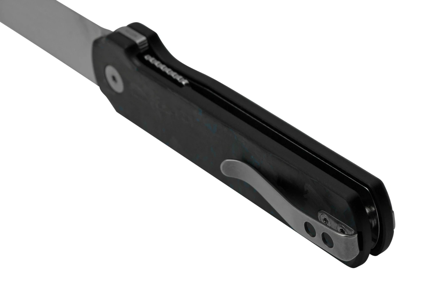 QSP Knife Lark QS144-E, Shredded CF Overlay Blue G10, Satin 14C28N, Navaja 4 QSP Knife Lark QS144-E, Shredded CF Overlay Blue G10, Satin 14C28N, Navaja - Imagen 4