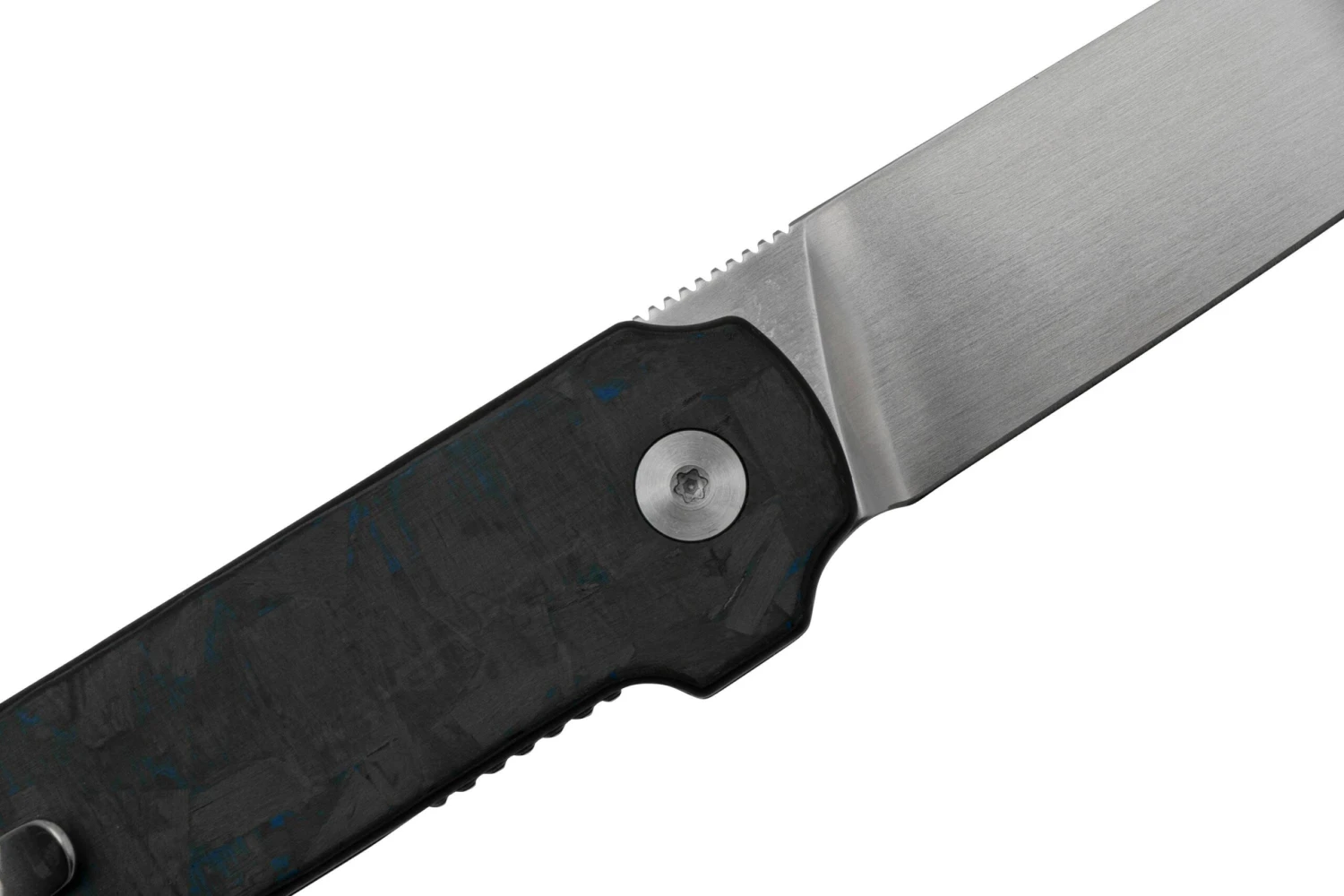 QSP Knife Lark QS144-E, Shredded CF Overlay Blue G10, Satin 14C28N, Navaja 5 QSP Knife Lark QS144-E, Shredded CF Overlay Blue G10, Satin 14C28N, Navaja - Imagen 5