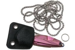 Rike Mini Hummingbird Navaja Damascus, Rosa 18 Rike Mini Hummingbird Navaja Damascus, Rosa -Tienda De Cuchillos RKMINI PK 09 rike knives mini hummingbird rkmini pk 09